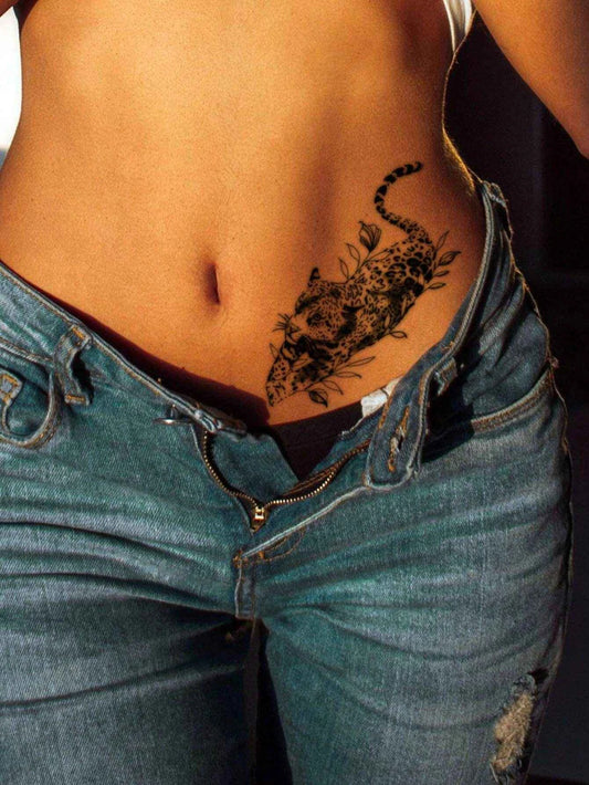 Leopard Animal Tattoo Sticker