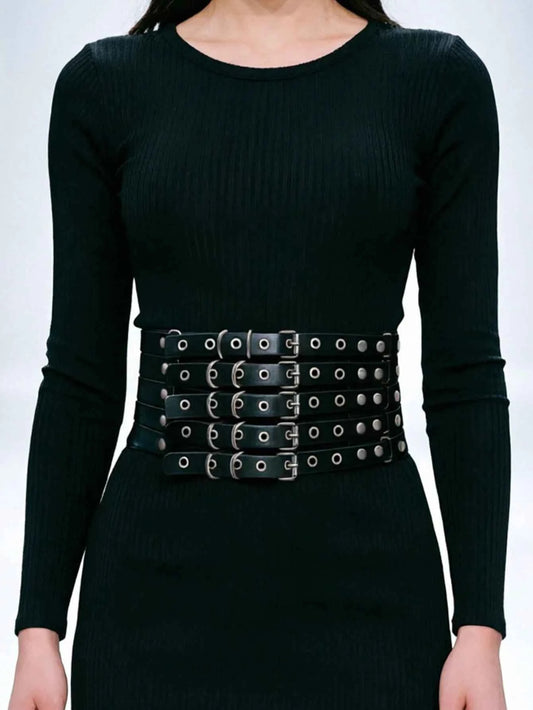 Perforated Metal Waist Belt