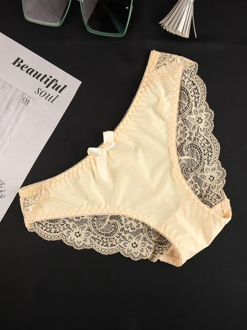 Contrast Lace up Panty - ED