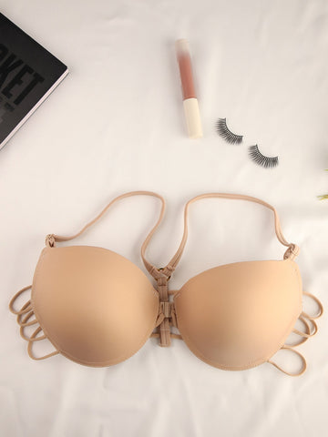 Front Closure Back Ring Underwear Bra-ED