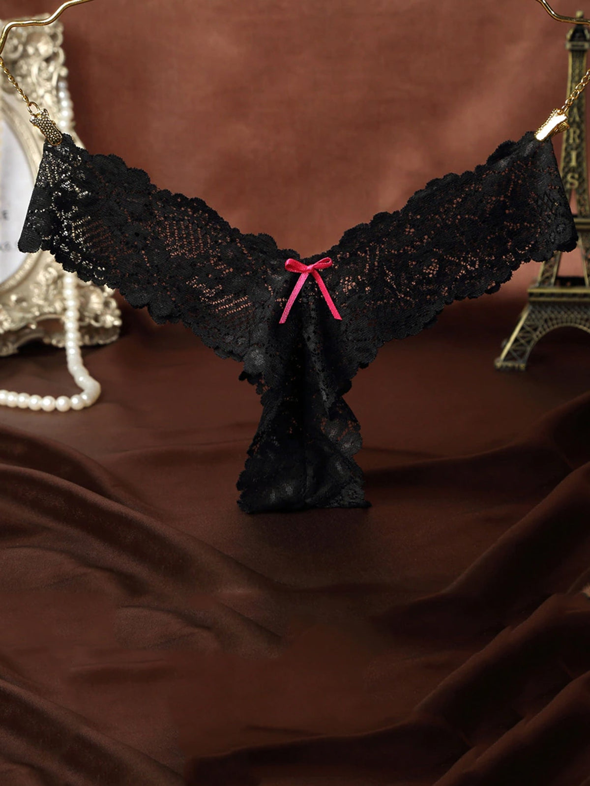 Erotic Seamless Lace Thong-ED