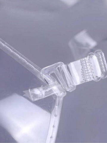 Clear Spaghetti Strap Transparent Bra - ED