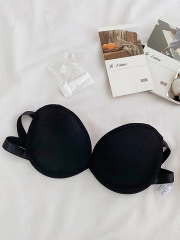 Gathered Anti-Slip Strapless Bra - ED