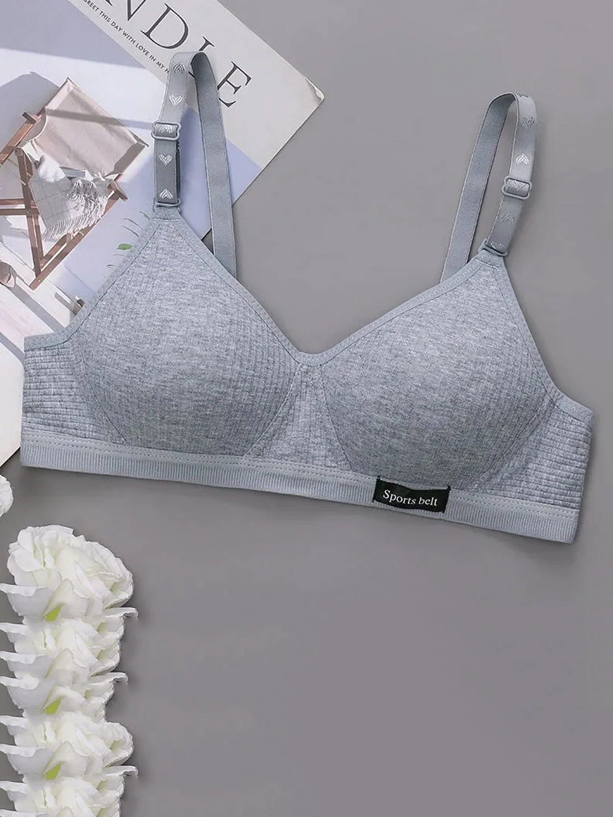 Cotton Bralette Seamless Bra - ED