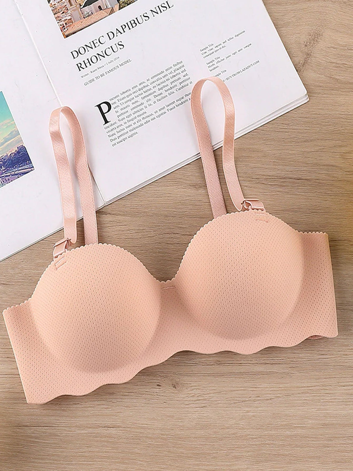 Wireless Seamless Comfortable Push Up Bra ED