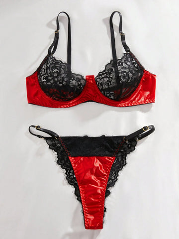 Sultry Moments Classic Lace Lingerie Set - ED