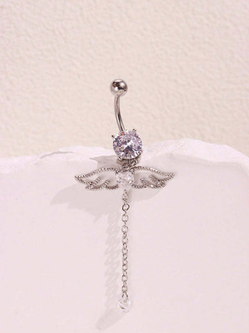 Heart Wing Navel Ring