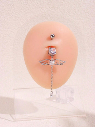 Heart Wing Navel Ring