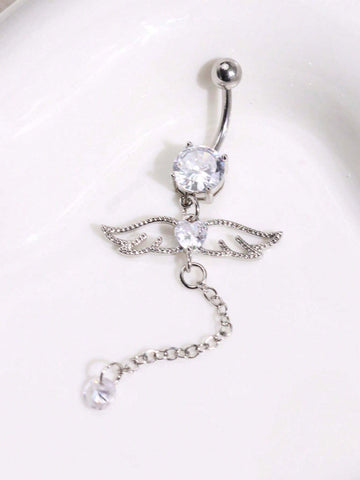 Heart Wing Navel Ring