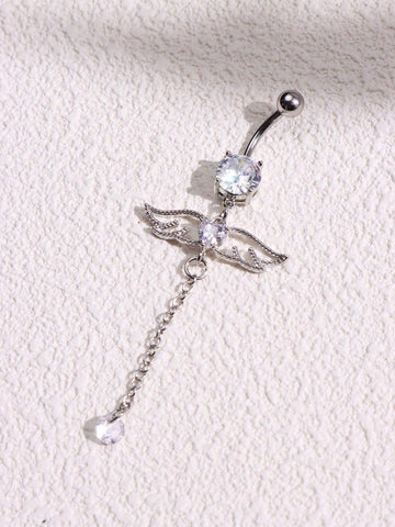 Heart Wing Navel Ring