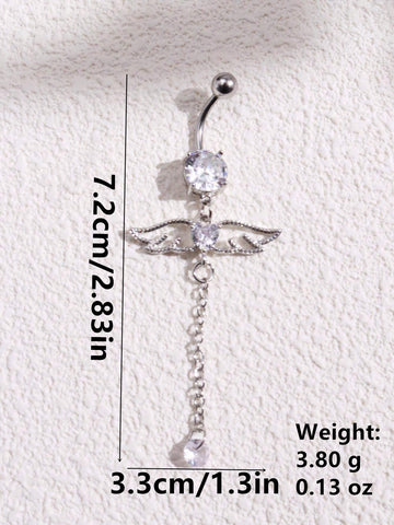 Heart Wing Navel Ring