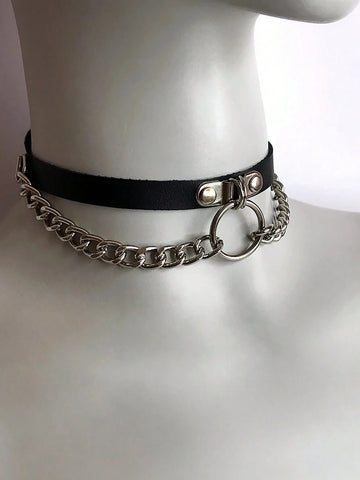 Belt Style Chain Collar Necklace III