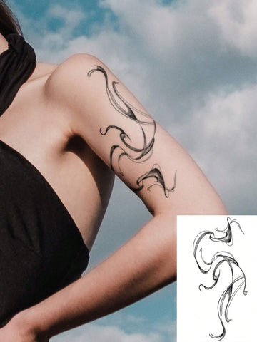 Floral Tattoo Sticker