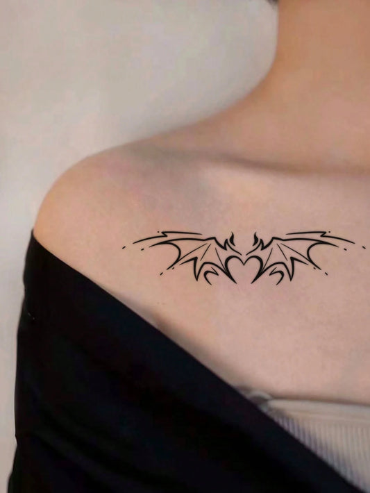 Halloween Bat Wing Tattoo Sticker