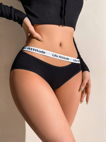 Women's Ribbed Comfortable Bikini Panties