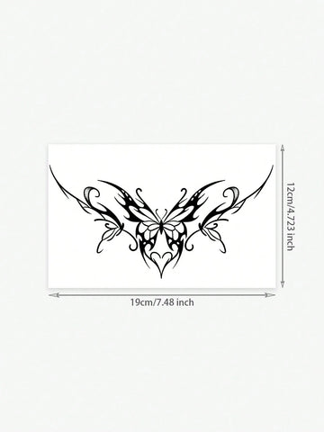 Heart Fairy Demon Wing Tattoo Sticker