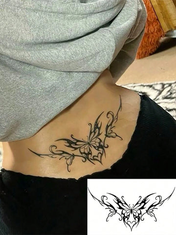Heart Fairy Demon Wing Tattoo Sticker