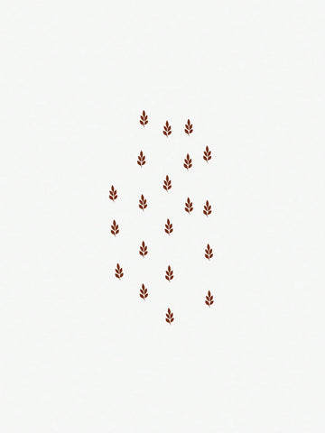 Y2K Red Leaf Tattoo Sticker