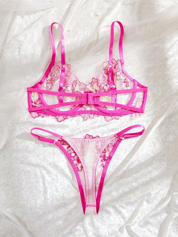 2pcs/Set Multicolor Sexy Lingerie Set For Women