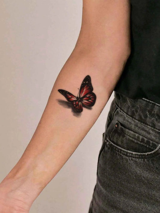 Artistic Butterfly Tattoo Sticker