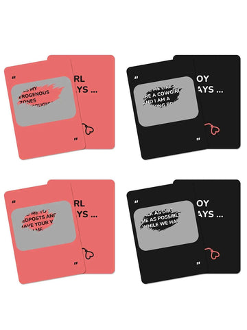Scratchable Dialogue Card Game