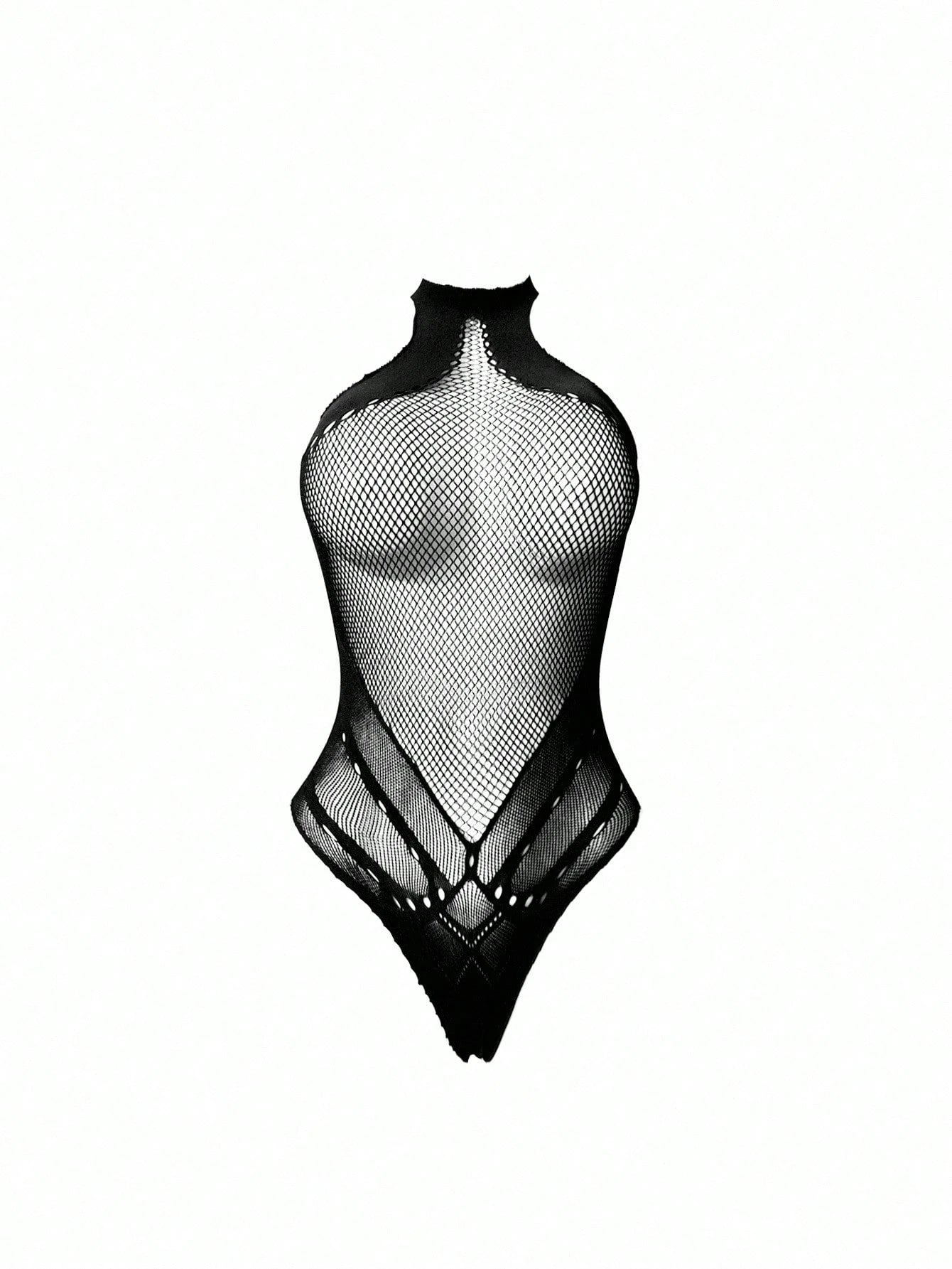 Control Bodystocking Mesh Sheer Mesh Halter Bodystocking – TFI Lingerie