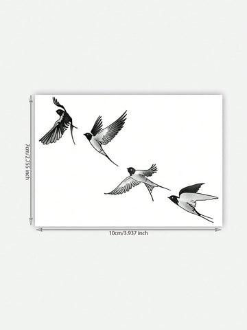 Swallow Bird Tattoo Sticker