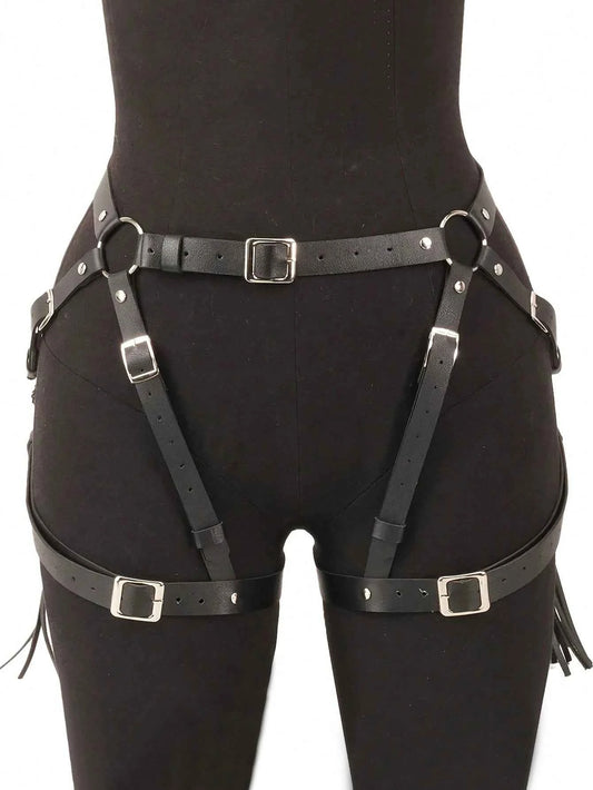 Bondage Strap Garter Belt Thigh Straps