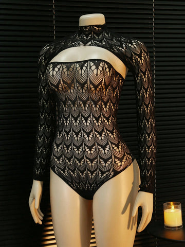 Strapless Bodysuit Camisole Top Set