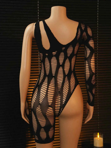 Full Body Sheer Mesh Jumpsuit