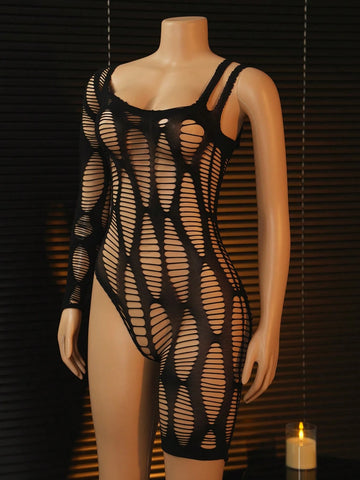 Full Body Sheer Mesh Jumpsuit