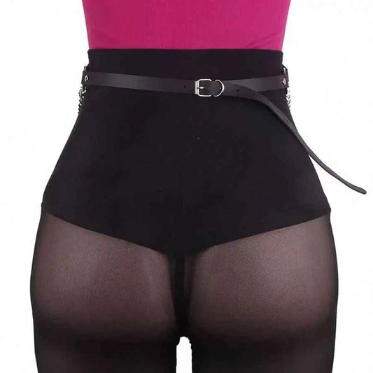 Plus Size Studded Waist Cincher Chain