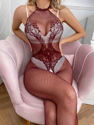 Fishnet Elastic Role Play Bodysuit II