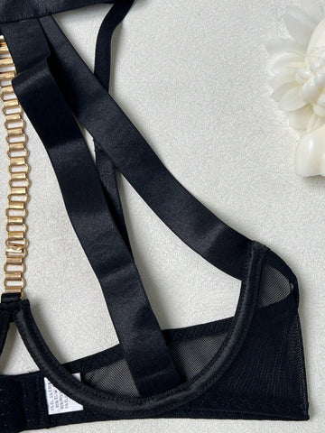 Dark Romance Chain Accent Lingerie Set