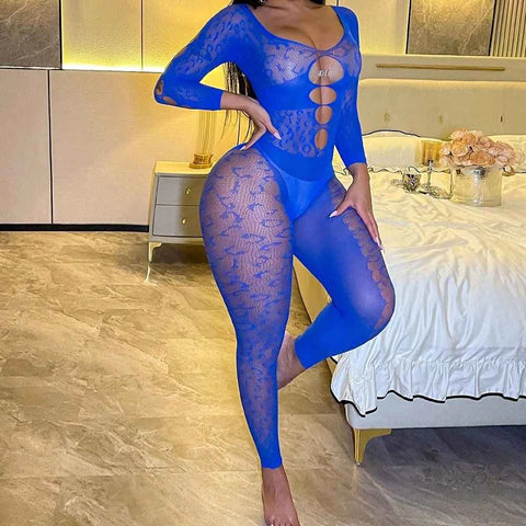 Women's Sexy Spaghetti Strap Mesh Bodysuit, Off Shoulder Fishnet Bodysuit Swimsuit Bikini Cover Up, Fishnet Dance Costume