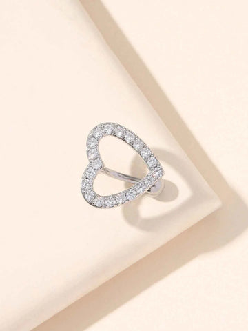 Hollow Heart Navel Ring