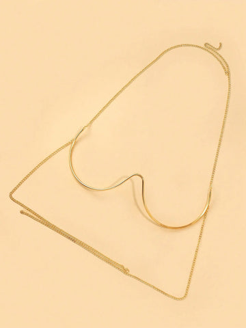 Geometric Metal Chest Harness