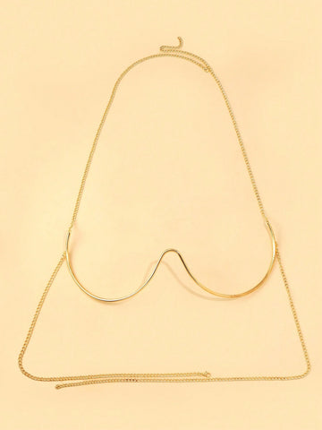 Geometric Metal Chest Harness