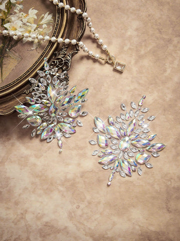 Rhinestone Iridescent Nipple Covers