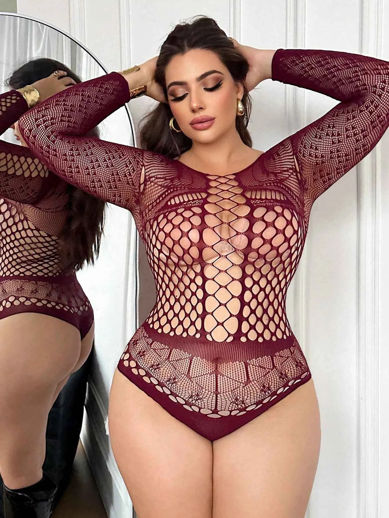 Plus Size Sexy Bodysuit