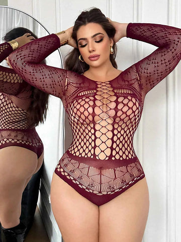 Plus Size Sexy Bodysuit