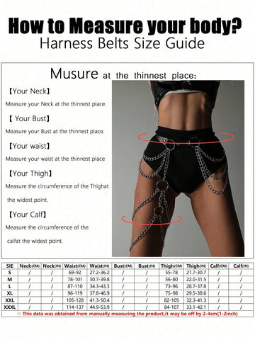 Multilayer Chain Body Waist Chain