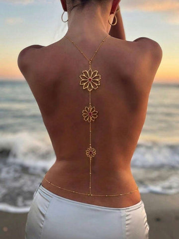 Hollow Floral Waist Chain