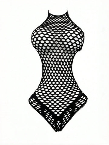 Mesh Bodysuit Camisole Backless Swimsuit