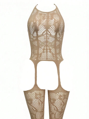 Thermoset Camisole Jumpsuit Jacquard Cover-Up II