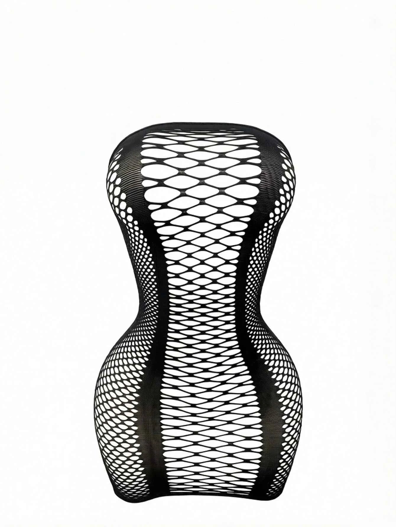 Fishnet Lace Camisole Slip Dress II