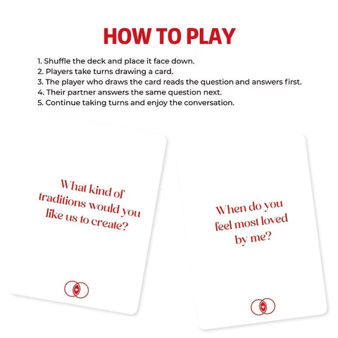 Deep Connection Couples Card Game