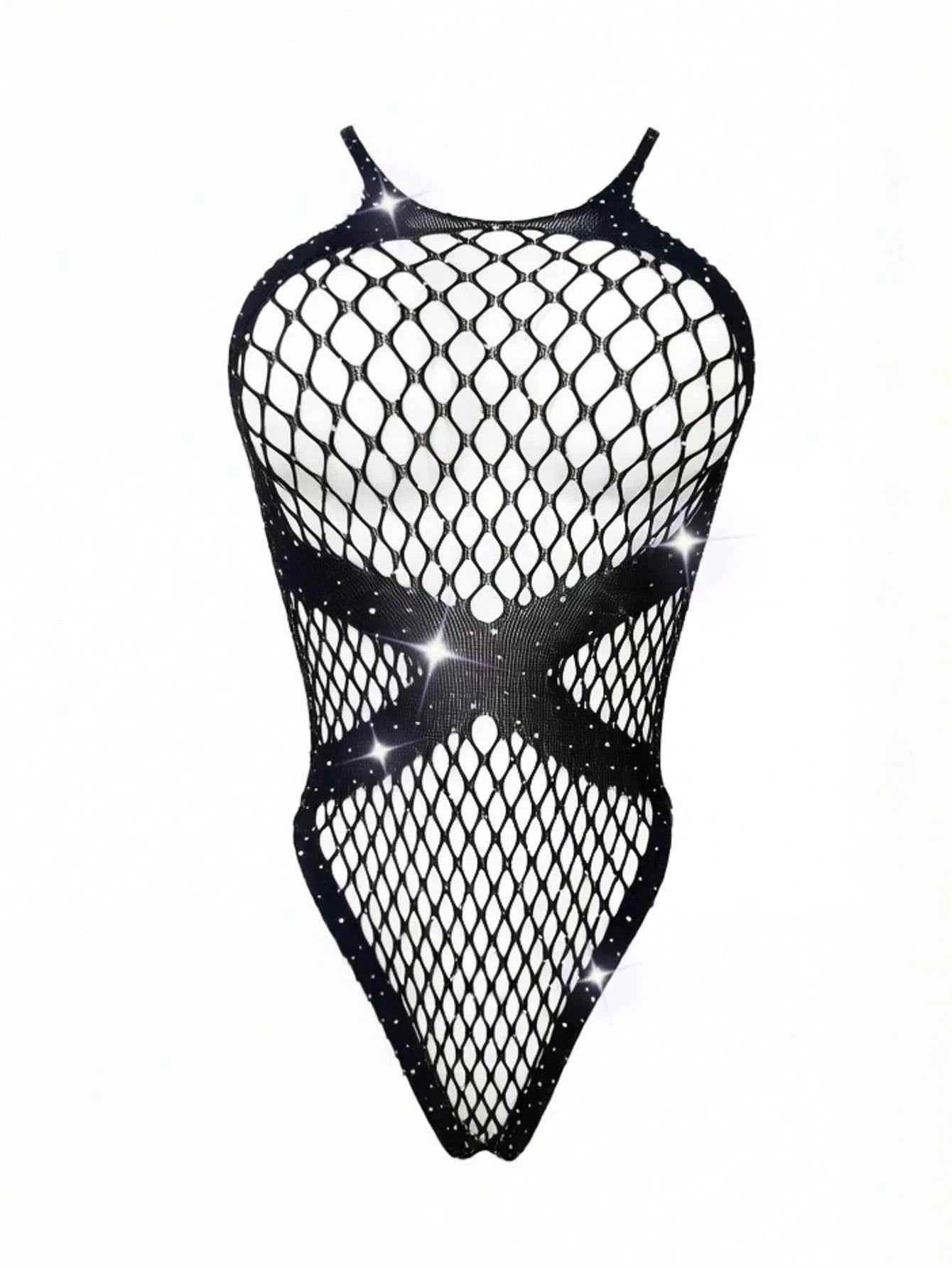 Sling Jacquard Openwork Bikini Cover-Up