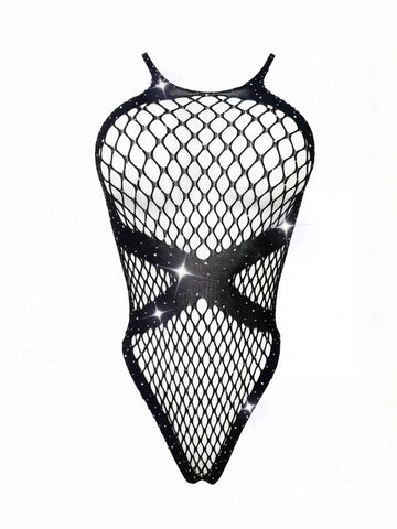 Sling Jacquard Openwork Bikini Cover-Up