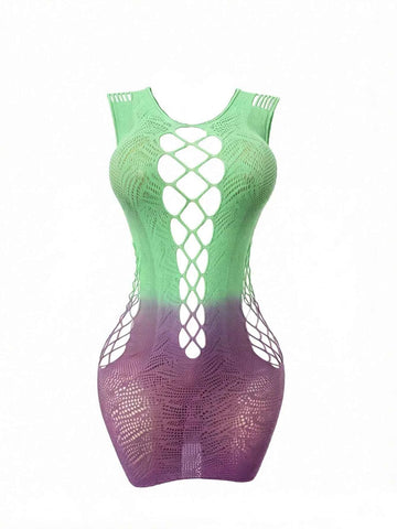 Hollow Out Spaghetti Strap Bodycon Dress